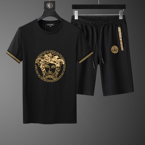 Cheap Versace Tracksuits Short Sleeved For Men #761004 Replica Wholesale [$64.00 USD] [ITEM#761004] on Replica Versace Tracksuits
