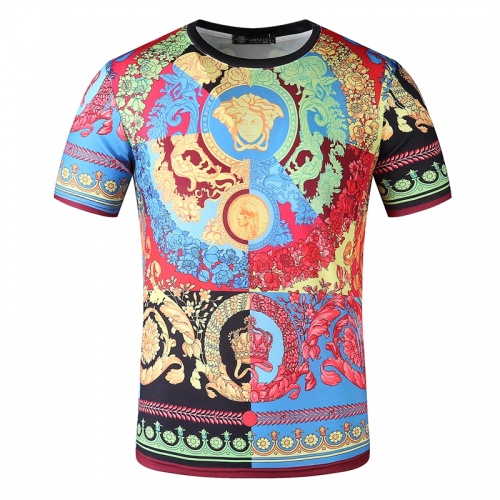 Cheap Versace T-Shirts Short Sleeved For Men #761473 Replica Wholesale [$25.00 USD] [ITEM#761473] on Replica Versace T-Shirts