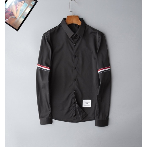 Cheap Thom Browne TB Shirts Long Sleeved For Men #762346 Replica Wholesale [$42.00 USD] [ITEM#762346] on Replica Thom Browne TB Shirts