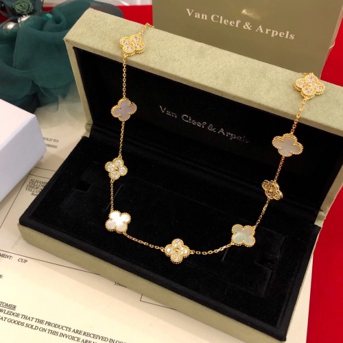 Cheap Van Cleef &amp; Arpels Necklaces #763174 Replica Wholesale [$52.00 USD] [ITEM#763174] on Replica Van Cleef &amp; Arpels Necklaces