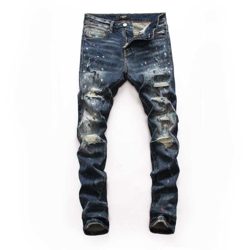 Cheap Amiri Jeans Trousers For Men #757354 Replica Wholesale [$59.17