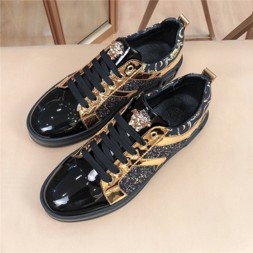 Cheap Versace Casual Shoes For Men #763532 Replica Wholesale [$72.00 USD] [ITEM#763532] on Replica Versace Shoes