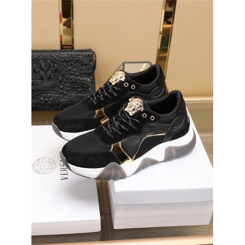 Cheap Versace Casual Shoes For Men #763766 Replica Wholesale [$80.00 USD] [ITEM#763766] on Replica Versace Shoes
