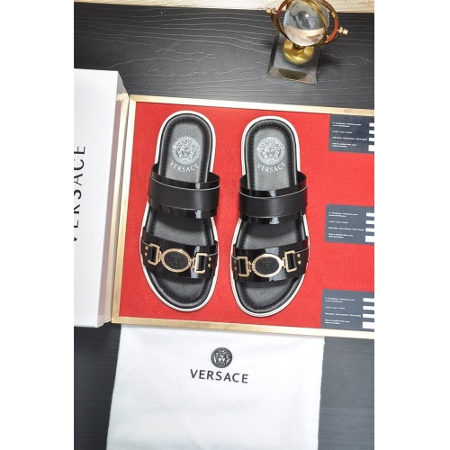 Cheap Versace Slippers For Men #763984 Replica Wholesale [$52.00 USD] [ITEM#763984] on Replica Versace Slippers