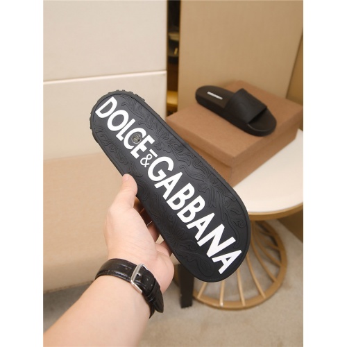 Cheap Dolce &amp; Gabbana D&amp;G Slippers For Men #764049 Replica Wholesale [$45.00 USD] [ITEM#764049] on Replica Dolce &amp; Gabbana D&amp;G Slippers