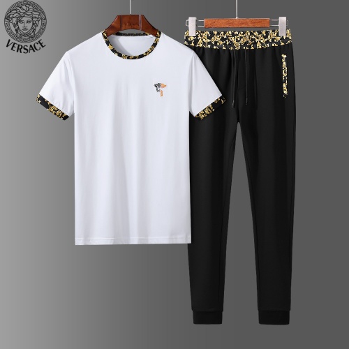 Cheap Versace Tracksuits Short Sleeved For Men #765359 Replica Wholesale [$64.00 USD] [ITEM#765359] on Replica Versace Tracksuits