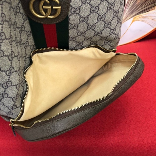 Cheap Gucci AAA Quality Backpacks #765761 Replica Wholesale [$101.00 USD] [ITEM#765761] on Replica Gucci AAA Quality Backpacks