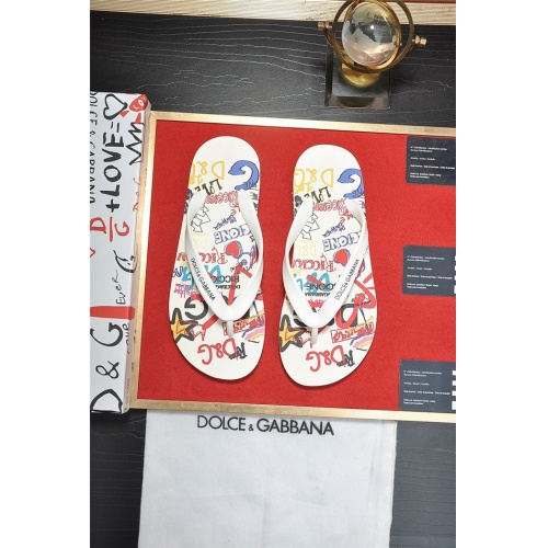 Cheap Dolce &amp; Gabbana D&amp;G Slippers For Men #766527 Replica Wholesale [$42.00 USD] [ITEM#766527] on Replica Dolce &amp; Gabbana D&amp;G Slippers