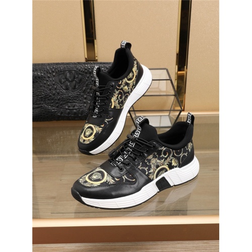Cheap Versace Casual Shoes For Men #767125 Replica Wholesale [$82.00 USD] [ITEM#767125] on Replica Versace Shoes