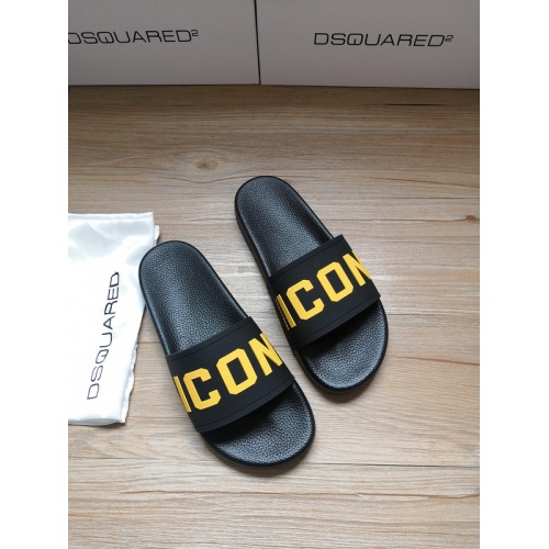 Cheap Dsquared Slippers For Women #767466 Replica Wholesale [$41.00 USD] [ITEM#767466] on Replica Dsquared Slippers