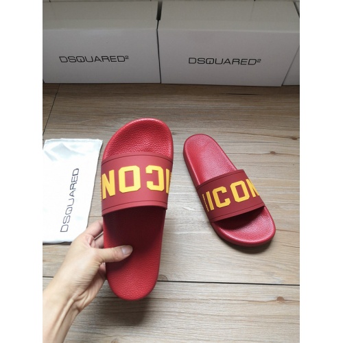 Cheap Dsquared Slippers For Women #767472 Replica Wholesale [$41.00 USD] [ITEM#767472] on Replica Dsquared Slippers