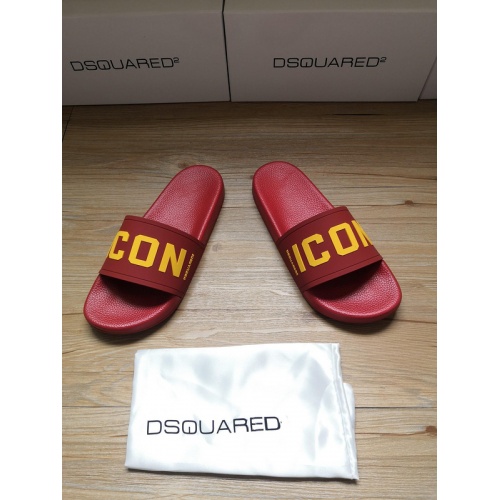 Cheap Dsquared Slippers For Women #767472 Replica Wholesale [$41.00 USD] [ITEM#767472] on Replica Dsquared Slippers