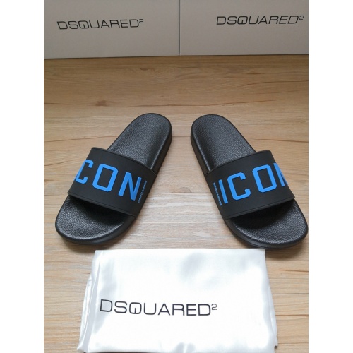 Cheap Dsquared Slippers For Women #767475 Replica Wholesale [$41.00 USD] [ITEM#767475] on Replica Dsquared Slippers