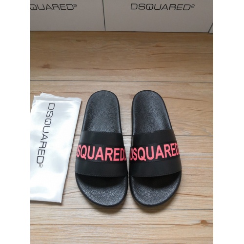 Cheap Dsquared Slippers For Men #767482 Replica Wholesale [$42.00 USD] [ITEM#767482] on Replica Dsquared Slippers