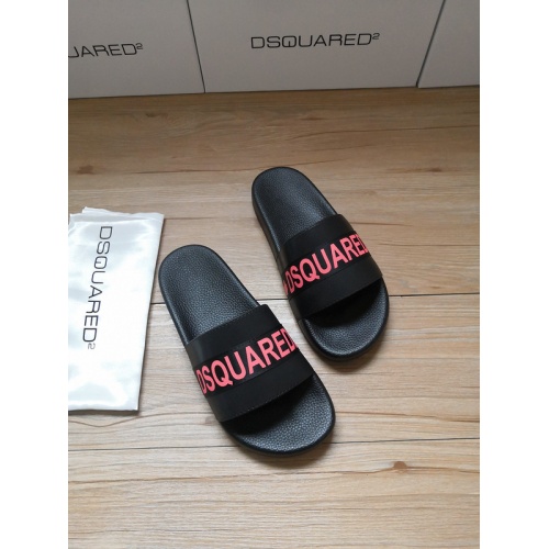 Cheap Dsquared Slippers For Women #767483 Replica Wholesale [$41.00 USD] [ITEM#767483] on Replica Dsquared Slippers