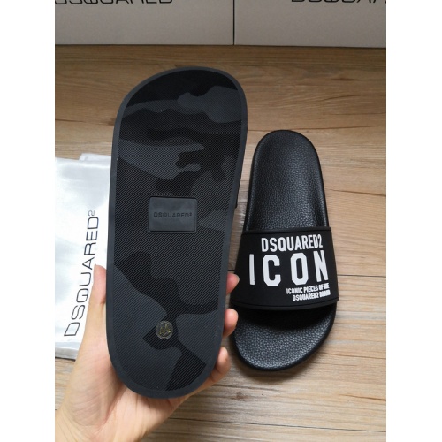 Cheap Dsquared Slippers For Men #767490 Replica Wholesale [$42.00 USD] [ITEM#767490] on Replica Dsquared Slippers