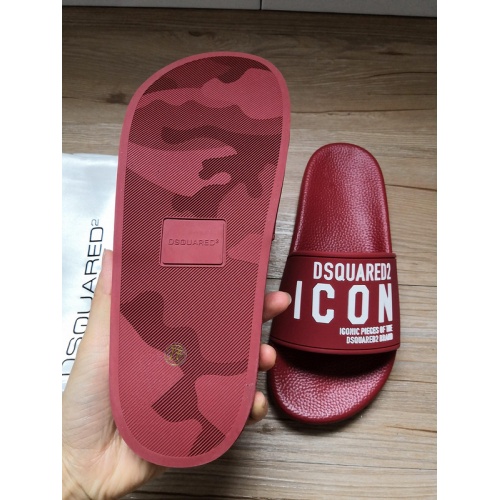 Cheap Dsquared Slippers For Men #767492 Replica Wholesale [$42.00 USD] [ITEM#767492] on Replica Dsquared Slippers