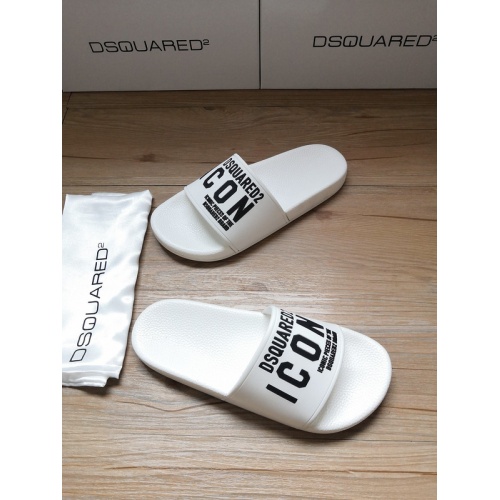 Cheap Dsquared Slippers For Women #767495 Replica Wholesale [$41.00 USD] [ITEM#767495] on Replica Dsquared Slippers