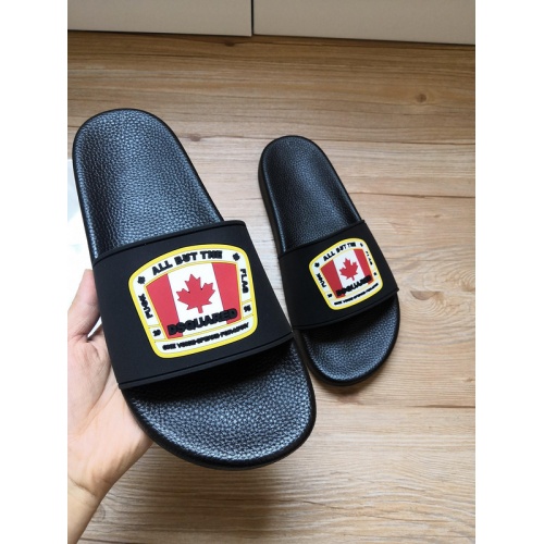 Cheap Dsquared Slippers For Women #767499 Replica Wholesale [$41.00 USD] [ITEM#767499] on Replica Dsquared Slippers