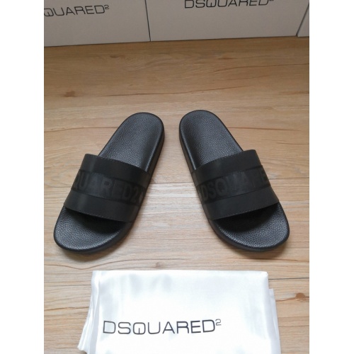Cheap Dsquared Slippers For Men #767500 Replica Wholesale [$42.00 USD] [ITEM#767500] on Replica Dsquared Slippers