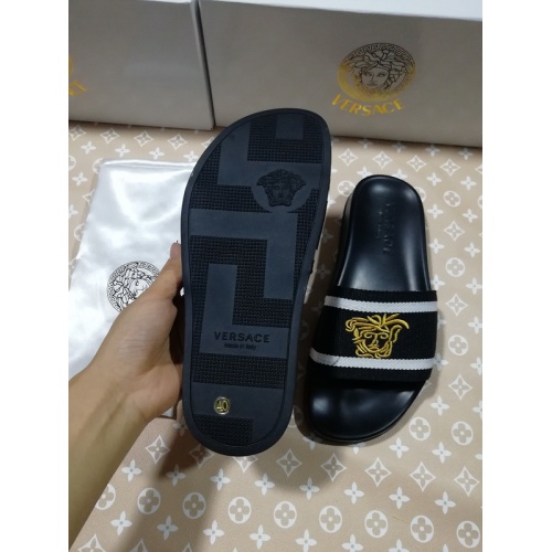 Cheap Versace Slippers For Women #767547 Replica Wholesale [$43.00 USD] [ITEM#767547] on Replica Versace Slippers