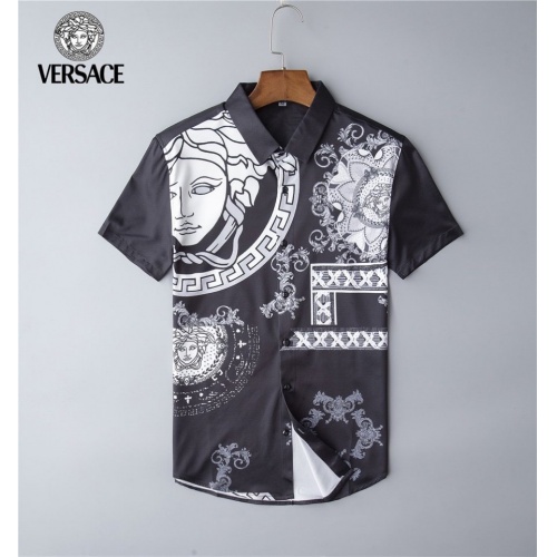 Cheap Versace Shirts Short Sleeved For Men #767836 Replica Wholesale [$41.00 USD] [ITEM#767836] on Replica Versace Shirts