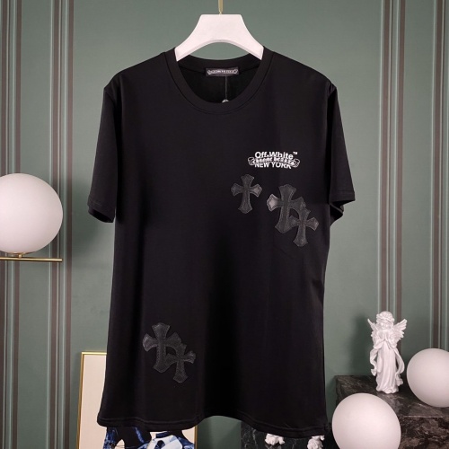 Cheap Chrome Hearts &amp; Off-White T-Shrits Short Sleeved For Men #768276 Replica Wholesale [$28.00 USD] [ITEM#768276] on Replica Chrome Hearts T-Shirts