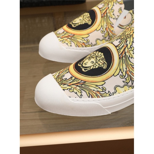 Cheap Versace Casual Shoes For Men #768837 Replica Wholesale [$80.00 USD] [ITEM#768837] on Replica Versace Shoes
