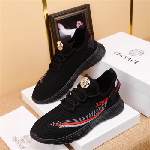 Cheap Versace Casual Shoes For Men #769265 Replica Wholesale [$72.00 USD] [ITEM#769265] on Replica Versace Shoes