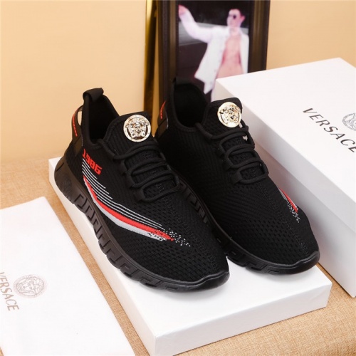 Cheap Versace Casual Shoes For Men #769265 Replica Wholesale [$72.00 USD] [ITEM#769265] on Replica Versace Shoes