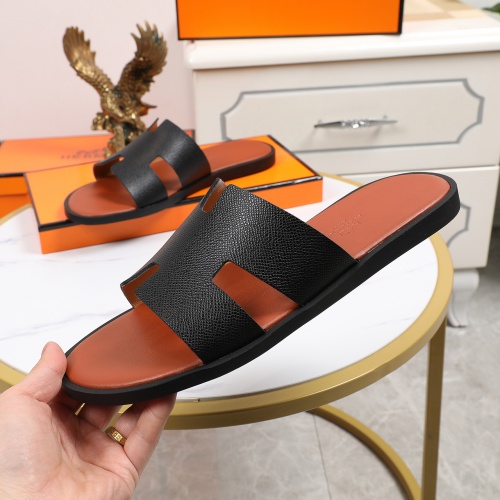 Cheap Hermes Slippers For Men #769444 Replica Wholesale [$45.00 USD] [ITEM#769444] on Replica Hermes Slippers