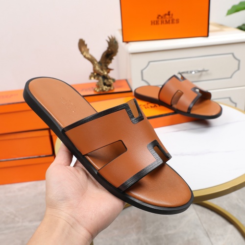 Cheap Hermes Slippers For Men #769451 Replica Wholesale [$48.00 USD] [ITEM#769451] on Replica Hermes Slippers