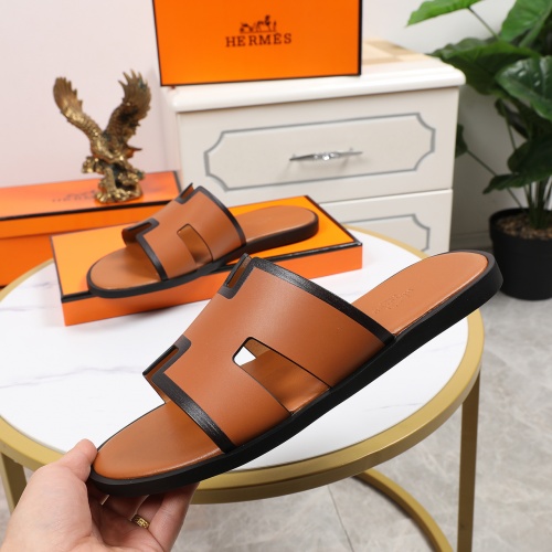 Cheap Hermes Slippers For Men #769451 Replica Wholesale [$48.00 USD] [ITEM#769451] on Replica Hermes Slippers