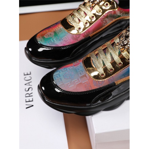 Cheap Versace Casual Shoes For Men #770602 Replica Wholesale [$76.00 USD] [ITEM#770602] on Replica Versace Shoes