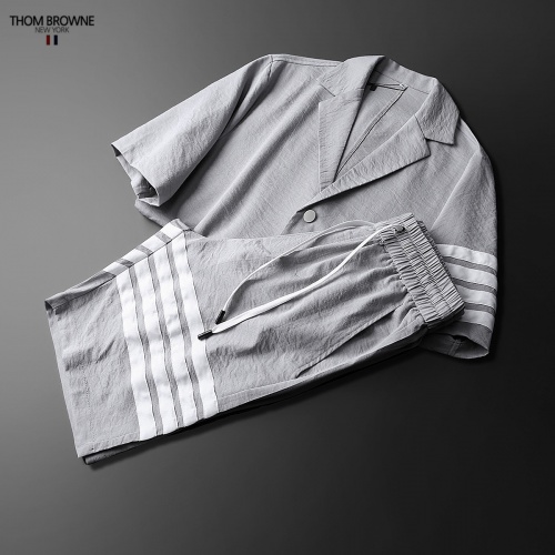 Cheap Thom Browne TB Tracksuits Short Sleeved For Men #771396 Replica Wholesale [$80.00 USD] [ITEM#771396] on Replica Thom Browne TB Tracksuits