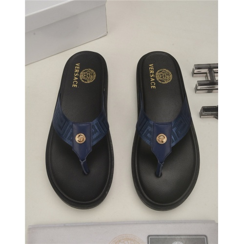 Cheap Versace Slippers For Men #772930 Replica Wholesale [$48.00 USD] [ITEM#772930] on Replica Versace Slippers