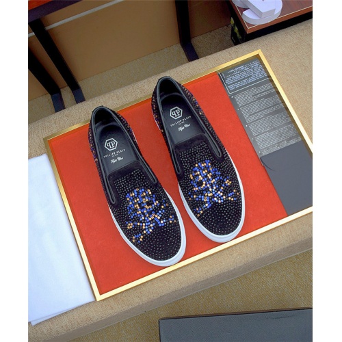 Cheap Philipp Plein PP Casual Shoes For Men #773819 Replica Wholesale [$76.00 USD] [ITEM#773819] on Replica Philipp Plein PP Casual Shoes