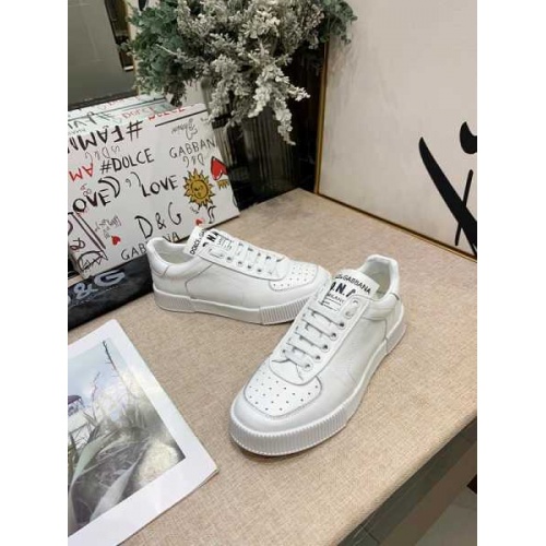 Cheap Dolce &amp; Gabbana D&amp;G Casual Shoes For Women #774862 Replica Wholesale [$86.00 USD] [ITEM#774862] on Replica Dolce &amp; Gabbana D&amp;G Casual Shoes