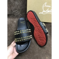 Cheap Christian Louboutin CL Slippers For Men #769194 Replica Wholesale [$68.00 USD] [ITEM#769194] on Replica Christian Louboutin CL Slippers