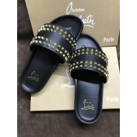 Cheap Christian Louboutin CL Slippers For Men #769378 Replica Wholesale [$68.00 USD] [ITEM#769378] on Replica Christian Louboutin CL Slippers