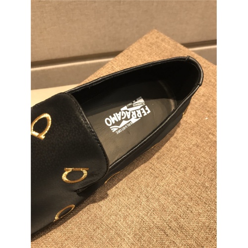 Cheap Salvatore Ferragamo Leather Shoes For Men #774946 Replica Wholesale [$108.00 USD] [ITEM#774946] on Replica Salvatore Ferragamo Casual Shoes