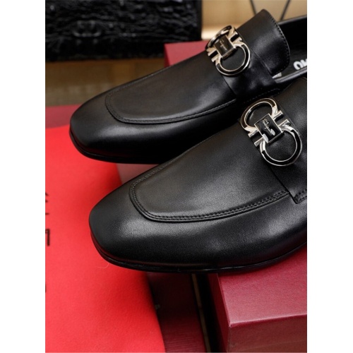 Cheap Salvatore Ferragamo Leather Shoes For Men #775116 Replica Wholesale [$88.00 USD] [ITEM#775116] on Replica Salvatore Ferragamo Leather Shoes