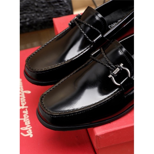 Cheap Salvatore Ferragamo Leather Shoes For Men #775118 Replica Wholesale [$92.00 USD] [ITEM#775118] on Replica Salvatore Ferragamo Leather Shoes