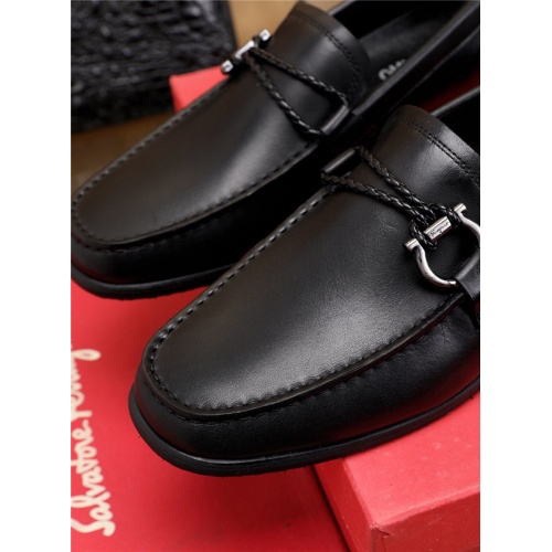 Cheap Salvatore Ferragamo Leather Shoes For Men #775120 Replica Wholesale [$92.00 USD] [ITEM#775120] on Replica Salvatore Ferragamo Leather Shoes