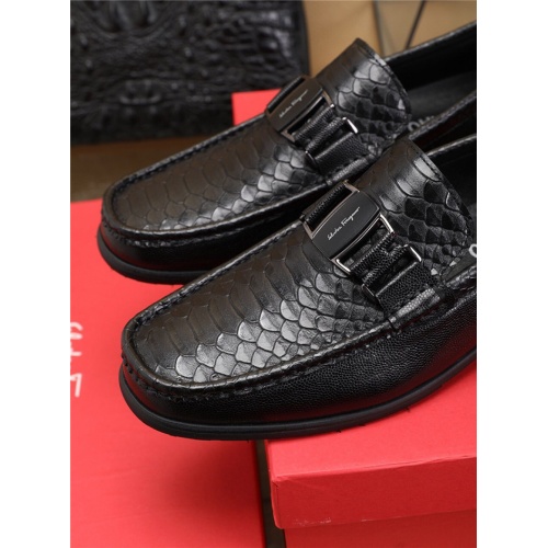 Cheap Salvatore Ferragamo Leather Shoes For Men #775121 Replica Wholesale [$88.00 USD] [ITEM#775121] on Replica Salvatore Ferragamo Leather Shoes