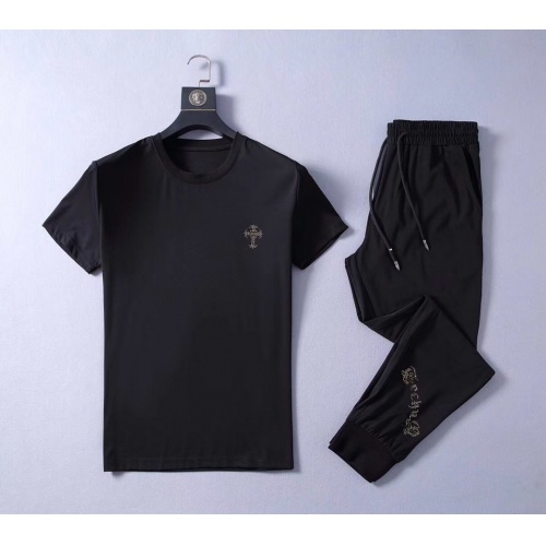 Cheap Chrome Hearts Tracksuits Short Sleeved For Men #775298 Replica Wholesale [$57.00 USD] [ITEM#775298] on Replica Chrome Hearts Tracksuits