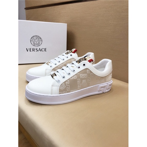 Cheap Versace Casual Shoes For Men #777898 Replica Wholesale [$72.00 USD] [ITEM#777898] on Replica Versace Casual Shoes