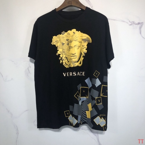 Cheap Versace T-Shirts Short Sleeved For Men #778849 Replica Wholesale [$27.00 USD] [ITEM#778849] on Replica Versace T-Shirts