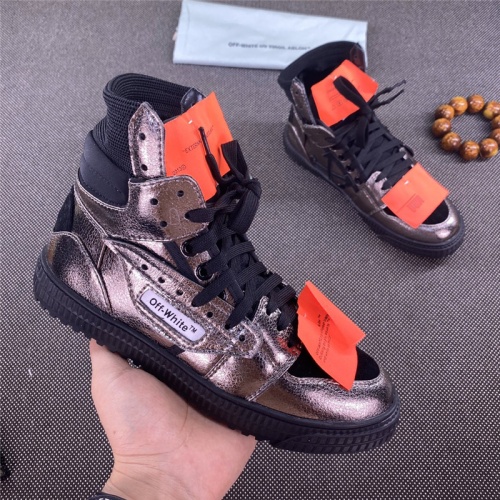 Cheap Off-White High Tops Shoes For Women #785531 Replica Wholesale [$115.00 USD] [ITEM#785531] on Replica Off-White High Tops Shoes