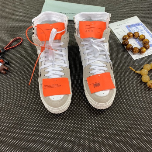 Cheap Off-White High Tops Shoes For Women #785540 Replica Wholesale [$115.00 USD] [ITEM#785540] on Replica Off-White High Tops Shoes